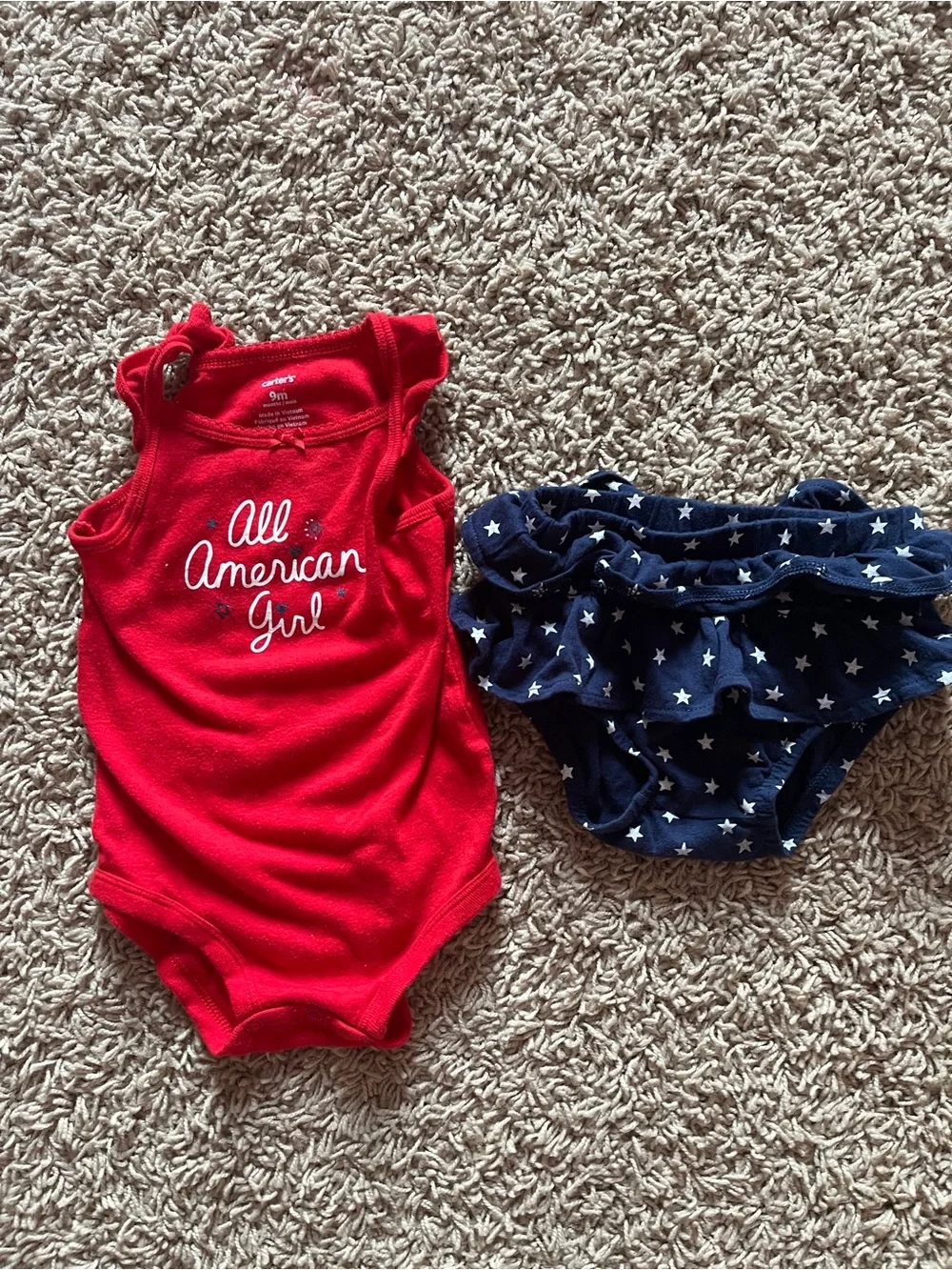 Baby Girl Clothes Bundle – Size 9 Months (4 Pieces)